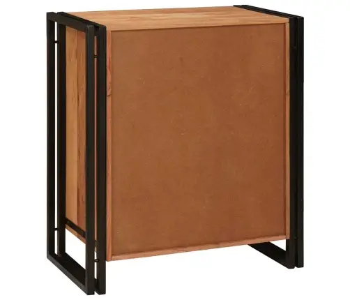 Nakts Skapītis Brūna 38 X 33 X 58 Cm Akācijas Masīvkoks Vidaxl