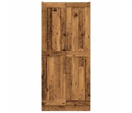 Highboard Old Wood 82,5X30,5X185 Cm Engineered Wood