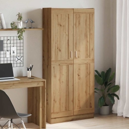 Augstais Skapītis Koka Krāsa 82,5X30,5X185 Cm Inženierijas Koks Vidaxl