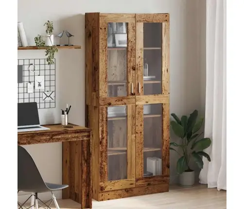 Augstais Skapītis, Veca Koka, 82,5X30,5X185 Cm, Konstruēts Koks Vidaxl