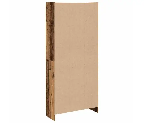 Augstais Skapītis, Veca Koka, 82,5X30,5X185 Cm, Konstruēts Koks Vidaxl