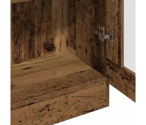 Augstais Skapītis, Veca Koka, 82,5X30,5X185 Cm, Konstruēts Koks Vidaxl