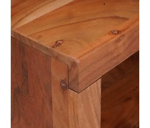 Grāmatu Plaukts 3 Pcs Brūna 50 X 30 X 110 Cm Akācijas Masīvkoks Vidaxl