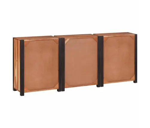 Kabalas 3 Pcs Ruda 165 X 30 X 75 Cm Akacijos Medienos Masyvas
