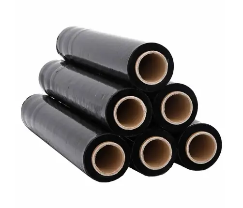 Stretch Film 6 Gab Melns 23 Μm 50 Cm X 150 M Vidaxl