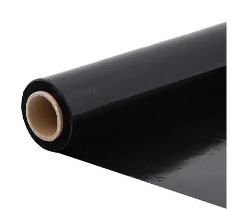 Stretch Film 6 Gab Melns 23 Μm 50 Cm X 150 M Vidaxl