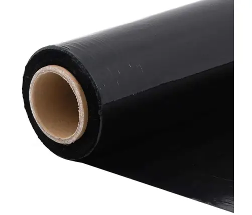 Stretch Film 2 Gab Melna 17 Μm 50 Cm X 300 M Vidaxl