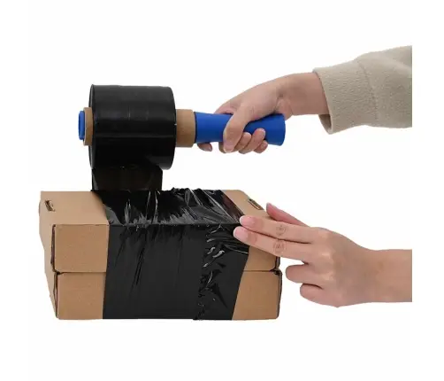 Stretch Films 10 Vnt Juodos 23 Μm 10 Cm X 150 M