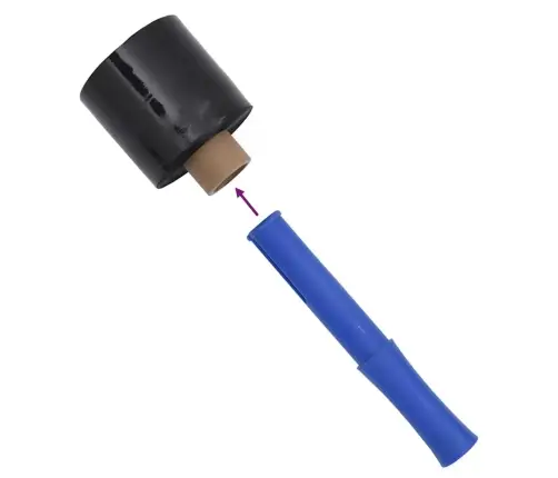 Stretch Films 10 Vnt Juodos 23 Μm 10 Cm X 300 M