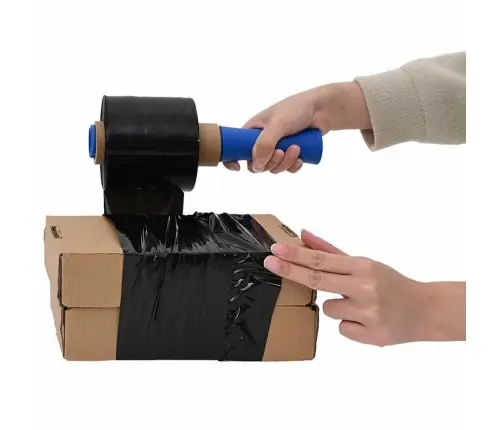 Stretch Films 10 Vnt Juodos 23 Μm 10 Cm X 300 M