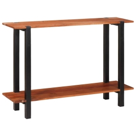 Konsoles Galds Brūna 110 X 30 X 75 Cm Akācijas Masīvkoks Vidaxl