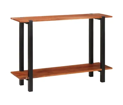 Konsolinis Stalas Su Lentyna Su Saugykla Ruda 110 X 30 X 75 Cm Konsolinis Stalas Su Lentyna Su Saugykla Ruda 110 X 30 X 75 Cm