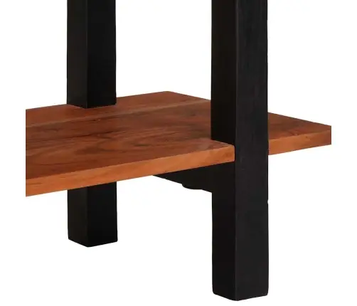 Konsoles Galds Brūna 110 X 30 X 75 Cm Akācijas Masīvkoks Vidaxl