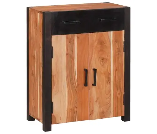 Bufetes Un Sānu Galdi Brūna 55 X 30 X 75 Cm Akācijas Masīvkoks Vidaxl