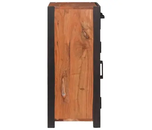 Bufetes Un Sānu Galdi Brūna 55 X 30 X 75 Cm Akācijas Masīvkoks Vidaxl