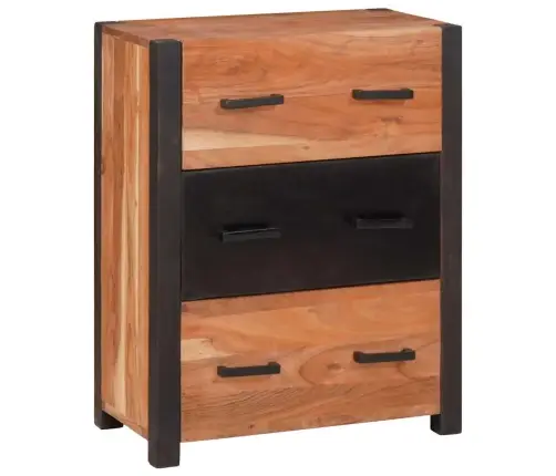 Bufetes Un Sānu Galdi Brūna 55 X 30 X 75 Cm Akācijas Masīvkoks Vidaxl