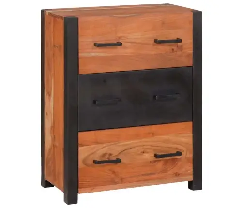 Bufetes Un Sānu Galdi Brūna 55 X 30 X 75 Cm Akācijas Masīvkoks Vidaxl