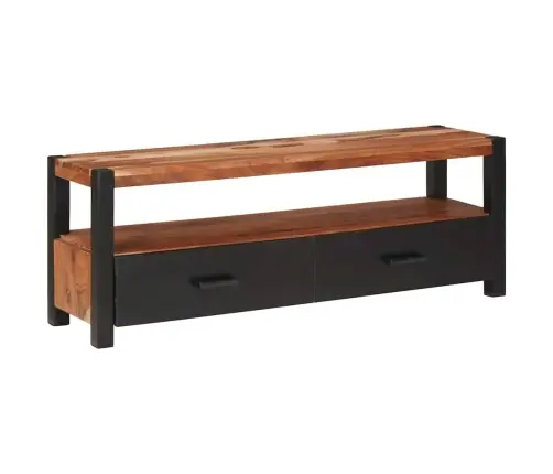 Multimediju Uzglabāšanas Skapis Brūna Akācijas Masīvkoks Vidaxl