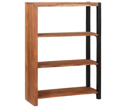 Grāmatu Plaukts Brūna 80 X 30 X 110 Cm Akācijas Masīvkoks Vidaxl