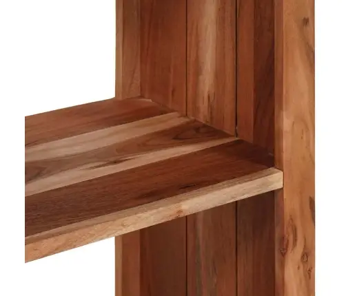 Grāmatu Plaukts Brūna 80 X 30 X 75 Cm Akācijas Masīvkoks Vidaxl