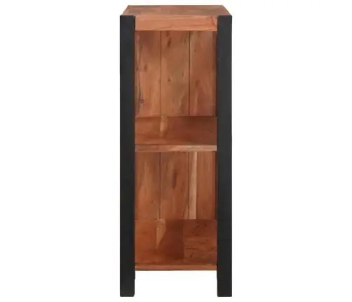 Grāmatu Plaukts Brūna 80 X 30 X 75 Cm Akācijas Masīvkoks Vidaxl