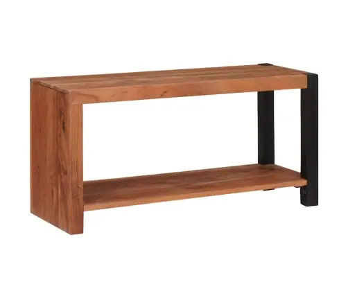 Knygų Lentyna Ruda 80 X 30 X 40 Cm Kietos Akacijos Mediena