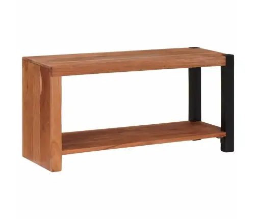 Knygų Lentyna Ruda 80 X 30 X 40 Cm Kietos Akacijos Mediena