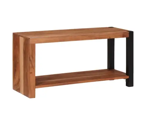 Knygų Lentyna Ruda 80 X 30 X 40 Cm Kietos Akacijos Mediena