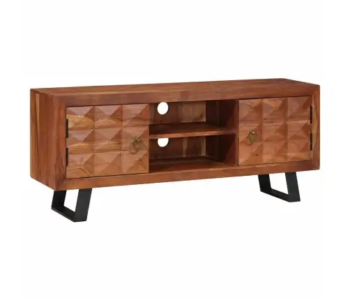 Mediju Uzglabāšanas Skapji Un Plaukti Brūna 112 X 30 X 48 Cm Vidaxl