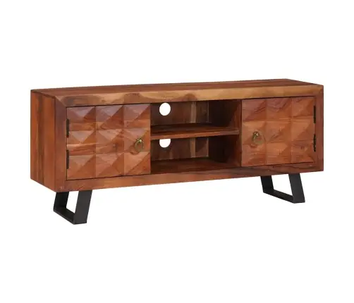 Mediju Uzglabāšanas Skapji Un Plaukti Brūna 112 X 30 X 48 Cm Vidaxl