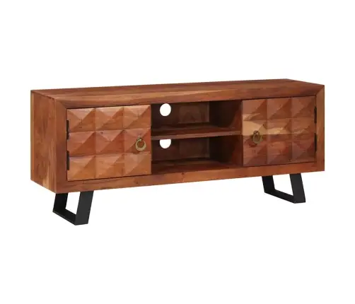 Mediju Uzglabāšanas Skapji Un Plaukti Brūna 112 X 30 X 48 Cm Vidaxl