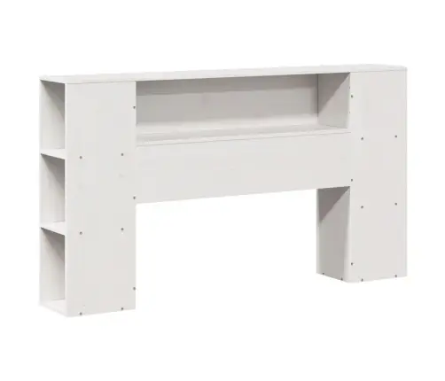 Gulta Ar Grāmatu Plauktu, Bez Matrača, 140X190 Cm, Priedes Koks Vidaxl