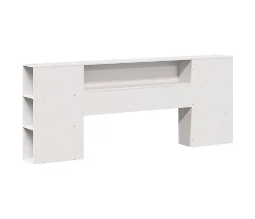 Gulta Ar Grāmatu Plauktu, Bez Matrača, 200X200 Cm, Priedes Koks Vidaxl