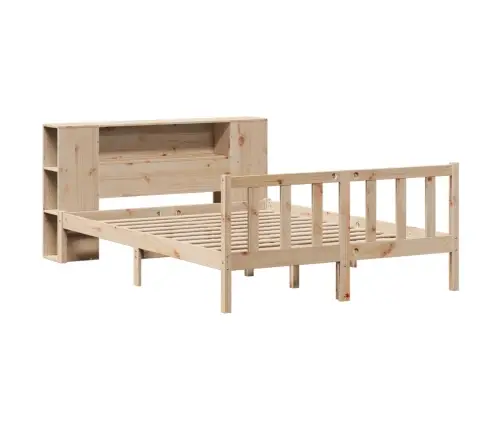 Riiuliga Voodiraam Ilma Madratsita, 160X200 cm Männipuit