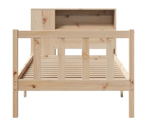 Riiuliga Voodiraam Ilma Madratsita, 75X190 cm Männipuit