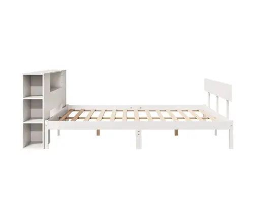 Gulta Ar Grāmatu Plauktu, Bez Matrača, 180X200 Cm, Priedes Koks Vidaxl Gulta Ar Grāmatu Plauktu, Bez Matrača, 180X200 Cm, Priedes Koks Vidaxl