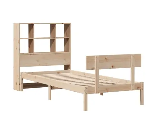 Riiuliga Voodiraam Ilma Madratsita, 90X200 cm Männipuit