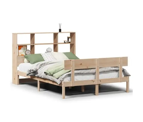 Riiuliga Voodiraam Ilma Madratsita, 160X200 cm Männipuit