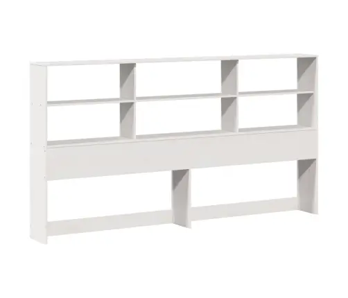 Gulta Ar Grāmatu Plauktu, Bez Matrača, 180X200 Cm, Priedes Koks Vidaxl