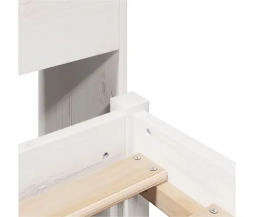 Gulta Ar Grāmatu Plauktu, Bez Matrača, 75X190 Cm, Priedes Koks Vidaxl