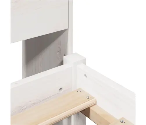 Gulta Ar Grāmatu Plauktu, Bez Matrača, 90X190 Cm, Priedes Koks Vidaxl