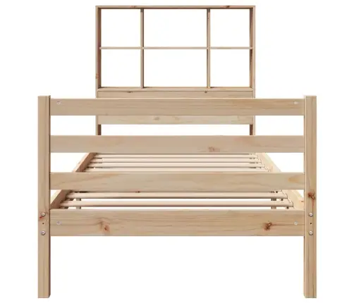 Riiuliga Voodiraam Ilma Madratsita, 90X200 cm Männipuit