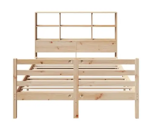 Riiuliga Voodiraam Ilma Madratsita, 150 X 200 cm Männipuit