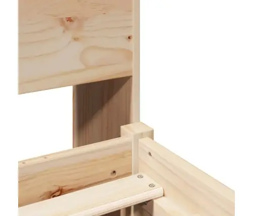 Riiuliga Voodiraam Ilma Madratsita, 150 X 200 cm Männipuit