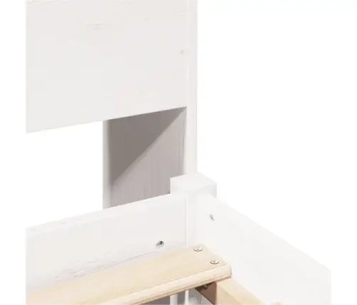 Gulta Ar Grāmatu Plauktu, Bez Matrača, 160X200 Cm, Priedes Koks Vidaxl