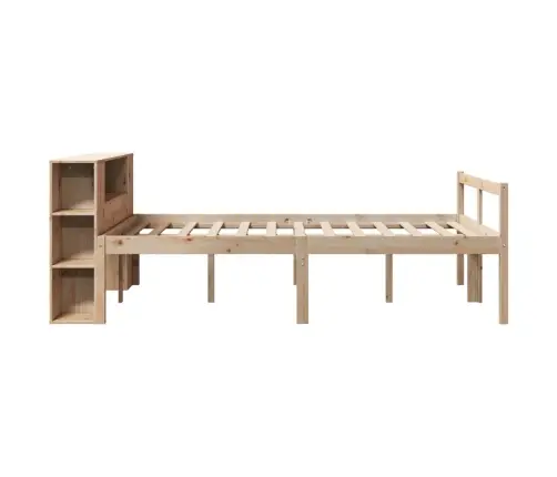 Riiuliga Voodiraam Ilma Madratsita, 120X200 cm Männipuit