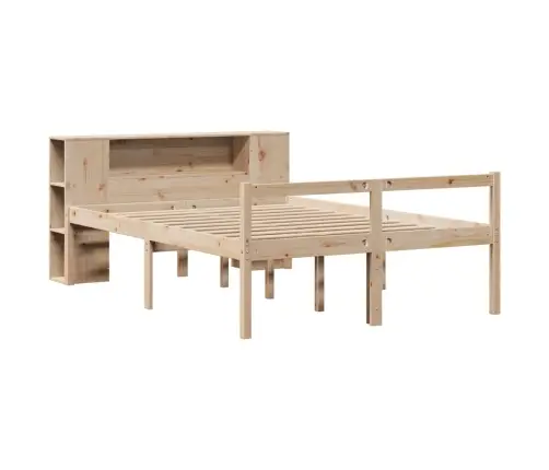 Riiuliga Voodiraam Ilma Madratsita, 140X200 cm Männipuit