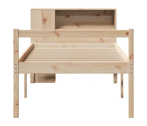 Riiuliga Voodiraam Ilma Madratsita, 75X190 cm Männipuit