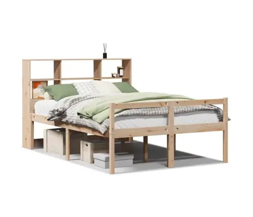 Riiuliga Voodiraam Ilma Madratsita, 160X200 cm Männipuit