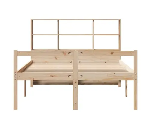 Riiuliga Voodiraam Ilma Madratsita, 160X200 cm Männipuit